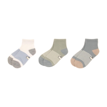 トドラー男児　スキップキッズ　３足組　ショート丈ソックス
