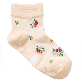 婦人履楽のびーる涼感小花柄ショート