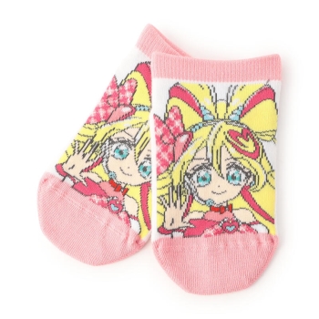 トドラー女児　プリキュア　スニーカー丈ソックス