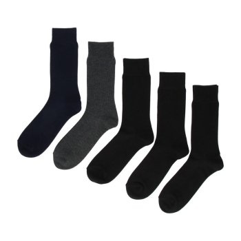 【福袋】メンズ　クルー丈ソックス　５足組