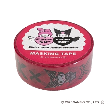 完売品 マイメロディ テーブル ロマンチックローズ スモール・プラネット マスキングテープ マイメロディ50th