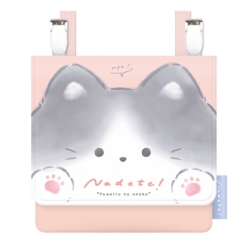 クーリア ショルダー付きマルチポッケ なでて/ねこ