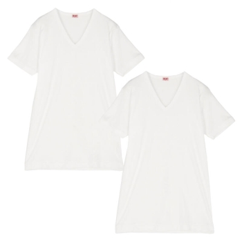 ＢＶＤゴールド　紳士　スムース　半袖Ｖ首シャツ　２枚組