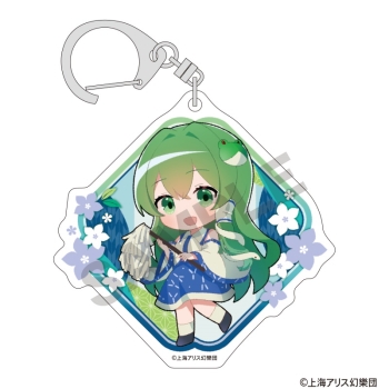 クラックス　東方アクリルキーホルダー　東風谷早苗　ミニキャラ