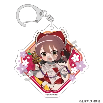 クラックス　東方アクリルキーホルダー　博麗霊夢　ミニキャラ