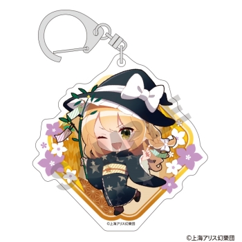 クラックス　東方アクリルキーホルダー　霧雨魔理沙　ミニキャラ