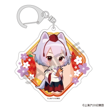 クラックス　東方アクリルキーホルダー　犬走椛　ミニキャラ
