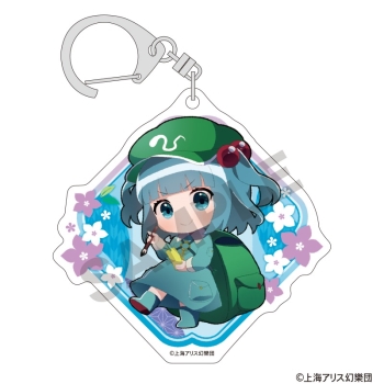 クラックス　東方アクリルキーホルダー　河城にとり　ミニキャラ