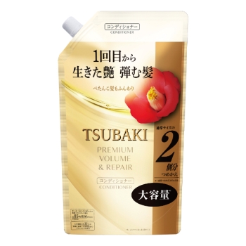 TSUBAKI プレミアム ボリューム&リペア コンディショナー つめかえ用 600mL