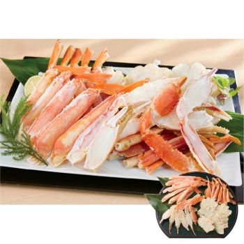 【お中元】ボイルずわいがに　半むき身１ｋｇ　Ｗ１－５