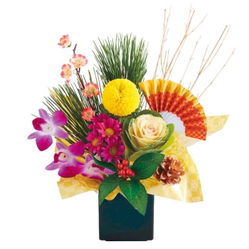 【お歳暮】迎春アレンジ松竹梅