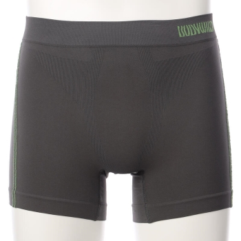 ＢＯＤＹＷＩＬＤ【eーＢＯＸＥＲ】サイドライン柄　立体成型セミロングボクサー（前とじ）