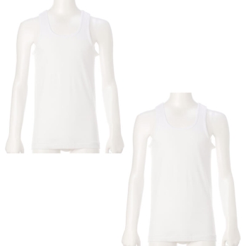 いつもの肌着　フライス　ランニングシャツ　２枚組