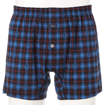 Ｋｅｎｔ　ブルーチェック柄ニットトランクス