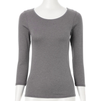 セブンプレミアムライフスタイル　ボディヒーター　着た瞬間から暖かい　８分袖シャツ