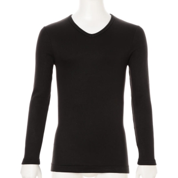 セブンプレミアムライフスタイル　ボディヒーター　着た瞬間から暖かい　９分袖Ｖ首シャツ