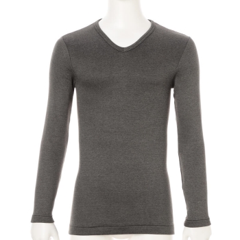 セブンプレミアムライフスタイル　ボディヒーター　着た瞬間から暖かい　９分袖Ｖ首シャツ