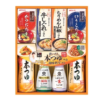 【お歳暮】キッコーマン・マルトモ 生しょうゆ&うちのごはん詰合せ KKN-30N
