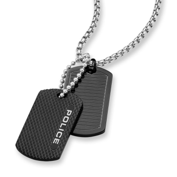 ＰＯＬＩＣＥ　ネックレス　ＤＯＵＢＬＥＴＡＧ