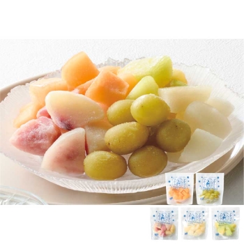 【お歳暮】山形県産　冷凍フルーツ５種詰合わせ　Ｂ１４－９
