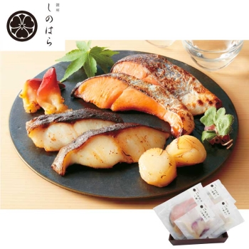 【お歳暮】「銀座しのはら」監修　西京漬け４種１０切　ＳＳ４Ｒ－ＧＰＭ