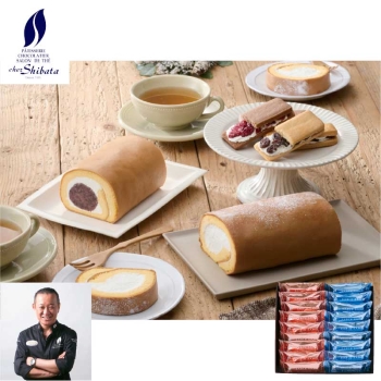 【お歳暮】シェ・シバタ　サブレサンド１８個入　ＳＳ１８－Ｒ＆Ｃ