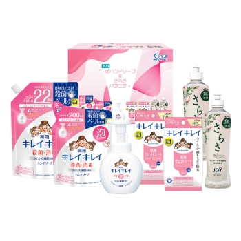 【お中元】薬用泡ハンドソープ＆さらさバラエティギフト　ＬＫＫ－３０Ｒ