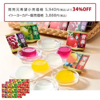 【お中元】杉本屋製菓　国産フルーツゼリー合計３６個　ＤＳＺ－３６Ｐ