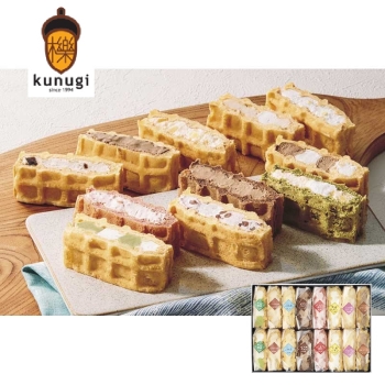 【お中元】櫟　ｋｕｎｕｇｉワッフルボックス　１６２４ＯＣＡＦ