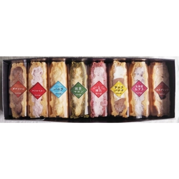 【お歳暮】櫟　ｋｕｎｕｇｉ　ワッフルアソート８　２５ＭＹＡＡ