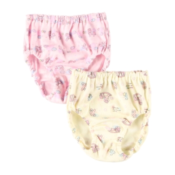 トドラー女児　ゆらゆらユニコーン柄２枚組ショーツ