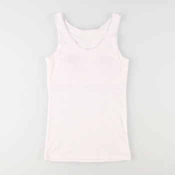 セブンプレミアムライフスタイル　女児ハーフトップ一体型成形カップ付きタンクトップ