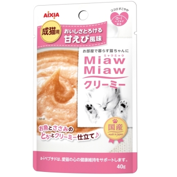 ＭｉａｗＭｉａｗクリーミー　甘えび風味４０ｇ