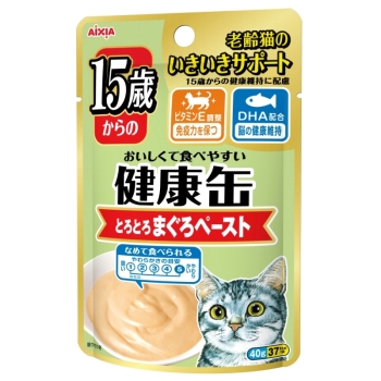 健康缶パウチ　１５歳まぐろペースト４０ｇ