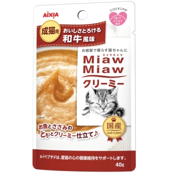 ＭｉａｗＭｉａｗクリーミー　和牛風味４０ｇ