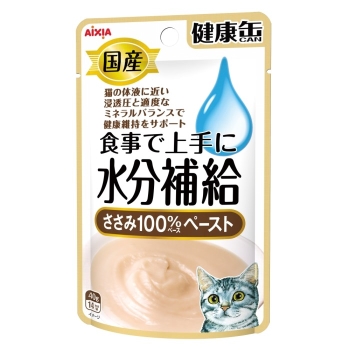 ■　アイシア　国産健康缶パウチ　水分補給ささみペースト４０ｇ