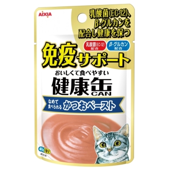 健康缶パウチ　免疫サポートかつおペースト４０ｇ