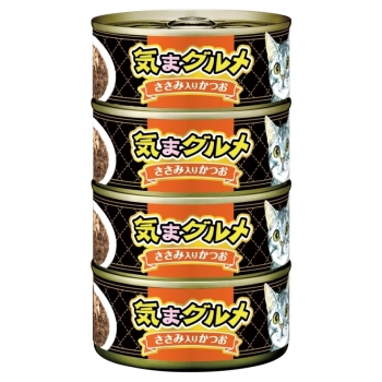 気まグルメ４Ｐ　ささみ入りかつお１５５ｇ×４