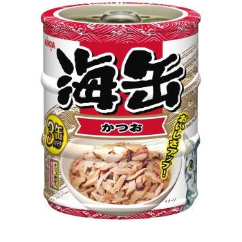 ■　アイシア　海缶ミニ３Ｐ　かつお６０ｇ×３