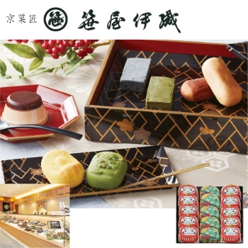 【お歳暮】京菓匠　笹屋伊織　おきあがりこぼし獅子舞詰合せ　ＳＫー４０ＯＳ