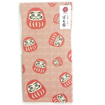 和紙ポチ袋万型　だるま