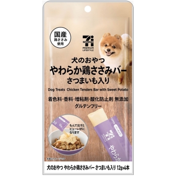 セブンプレミアムライフスタイル 犬おやつささみバーさつまいも 12g4本
