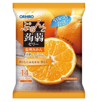 ぷるんと蒟蒻ゼリー　パウチ　温州みかん