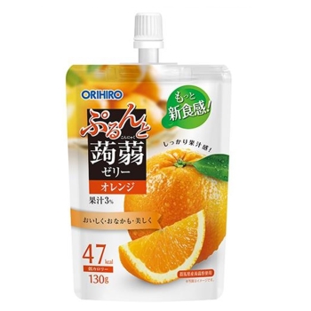 ぷるんと蒟蒻ゼリーＳＴオレンジ１３０ｇ