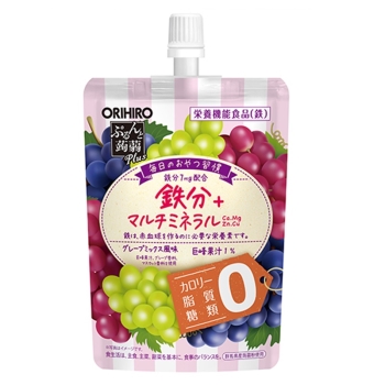 ぷるんと蒟蒻ｐｌｕｓグレープミックス風味１３０ｇ