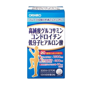 オリヒロ　高純度グルコサミンコンドロイチン低分子ヒアルロン酸