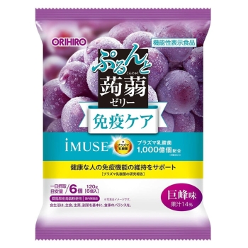 ぷるんと蒟蒻ゼリーパウチプラズマ乳酸菌