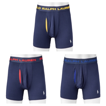 Polo Ralph Lauren（ポロラルフローレン）メンズ　ボクサーブリーフ　３枚入り