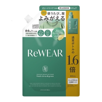 ＲｅＷＥＡＲ　柔軟剤　フレッシュシトラス＆Ｇ　替　８００ｍｌ