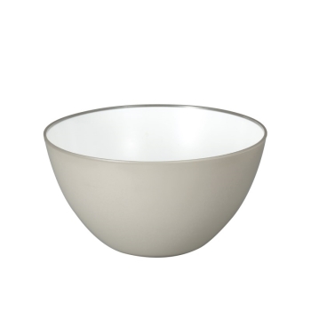 ■　抗菌耐熱　レンジボウル２０ｃｍ　ベージュ